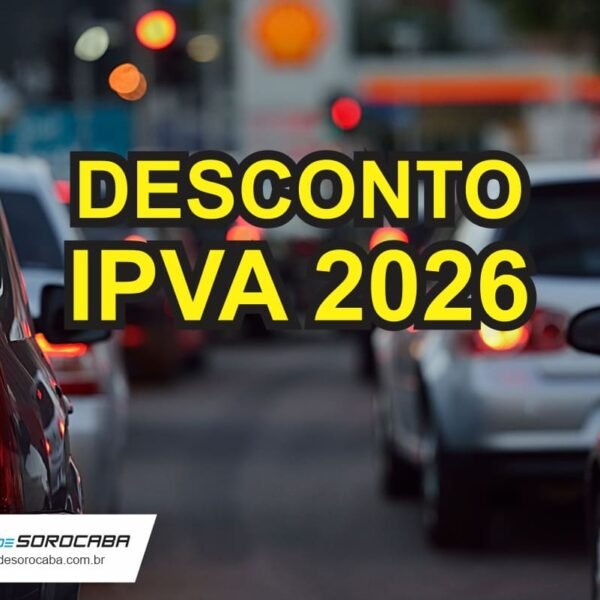 IPVA 2026 terá descontos de até 50%