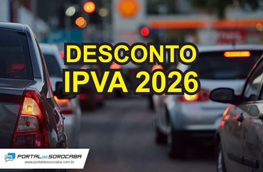 IPVA 2026 terá descontos de até 50%