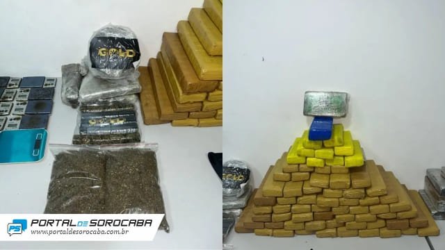 operação realizada pelo 14º BAEP resultou na apreensão de aproximadamente 300 kg de drogas em uma residência suspeita em Sorocaba
