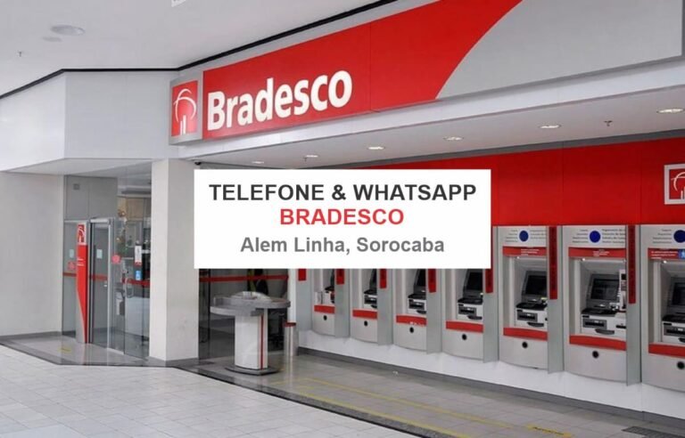 Telefone e endereço atualizados do Bradesco Alem Linha em Sorocaba, informações do horário de atendimento e agendamento