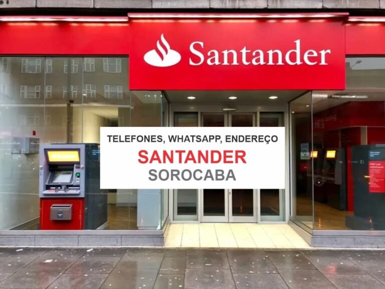 Telefone e endereço do banco Santander em Sorocaba